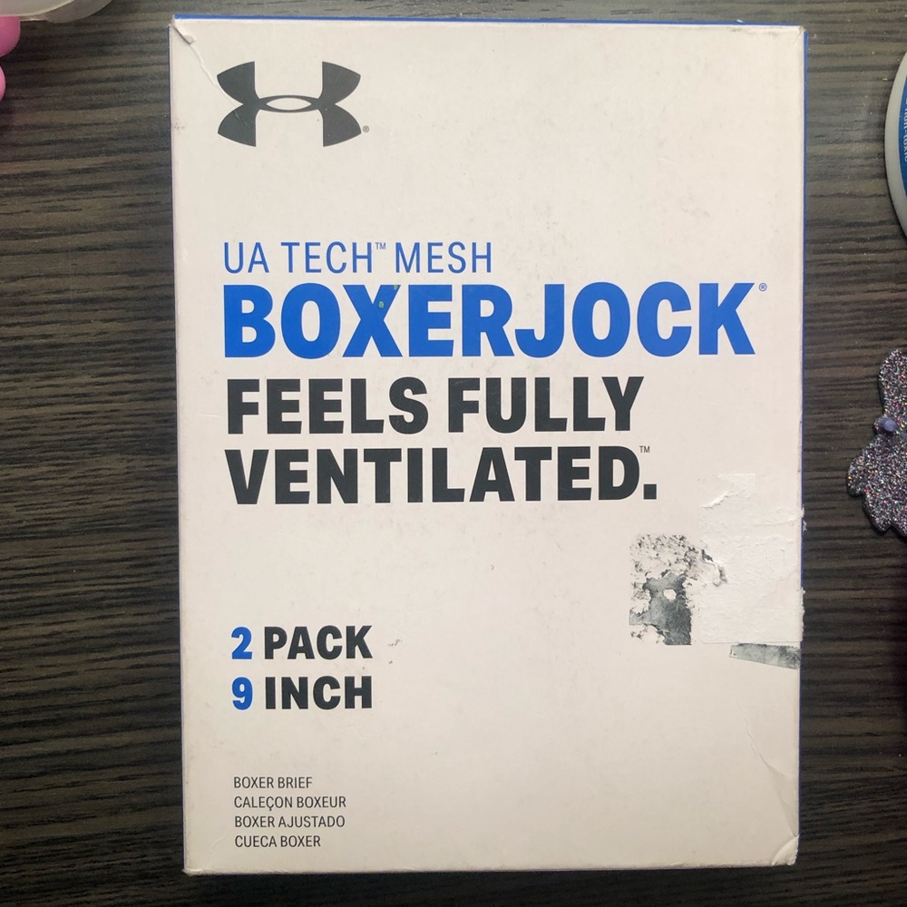 Under armour men’s tech mesh 9” boxerjock 2 pack